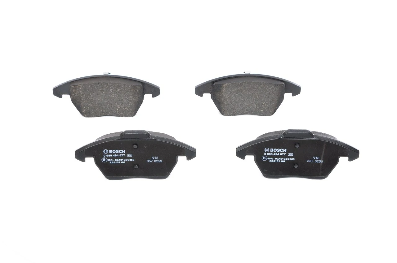 BOSCH 0 986 494 877 Brake Pad Set, disc brake