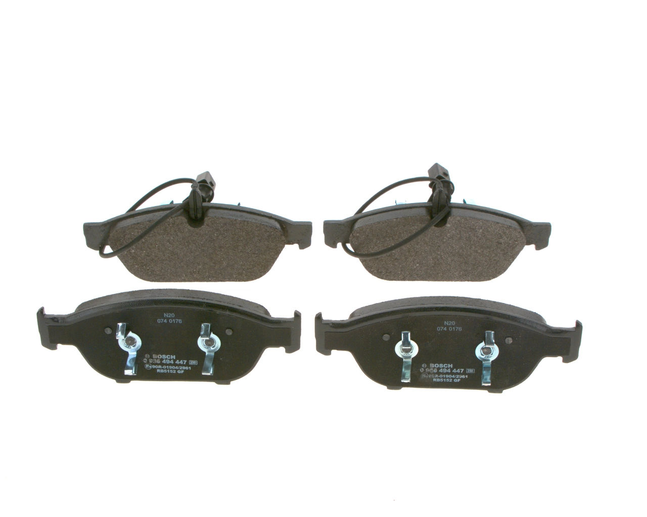 BOSCH 0 986 494 447 Brake Pad Set, disc brake