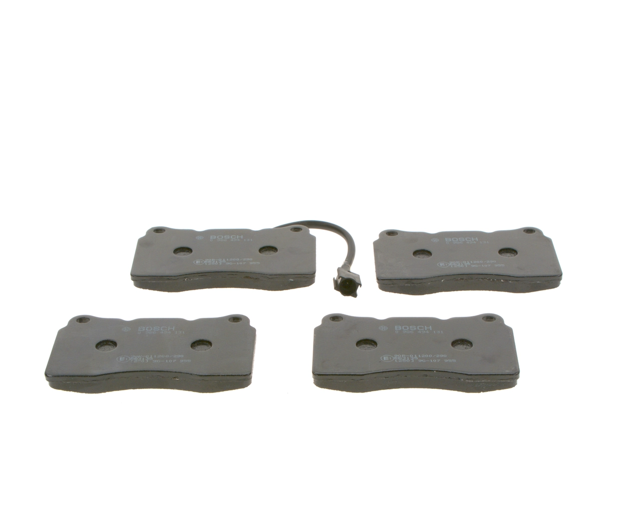 Brake Pad Set, disc brake 0 986 494 131