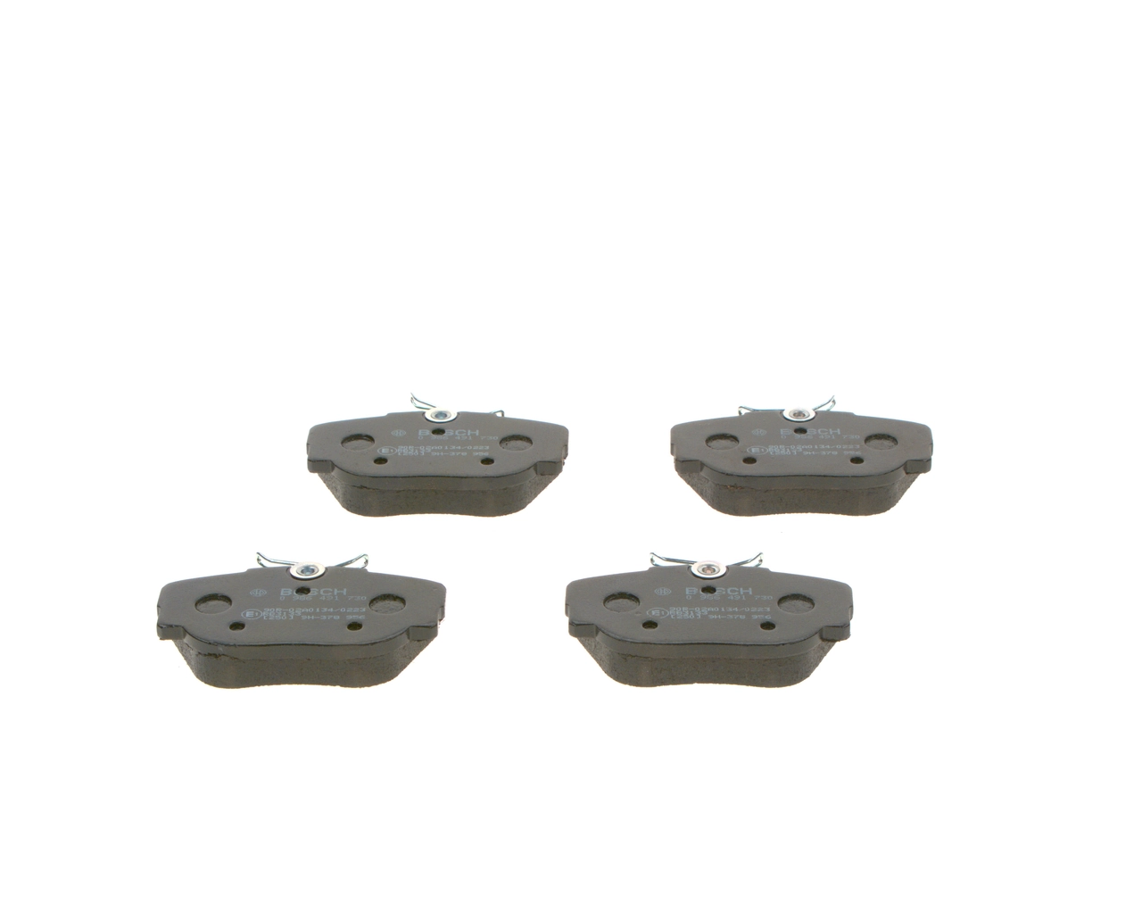 Brake Pad Set, disc brake 0 986 491 730