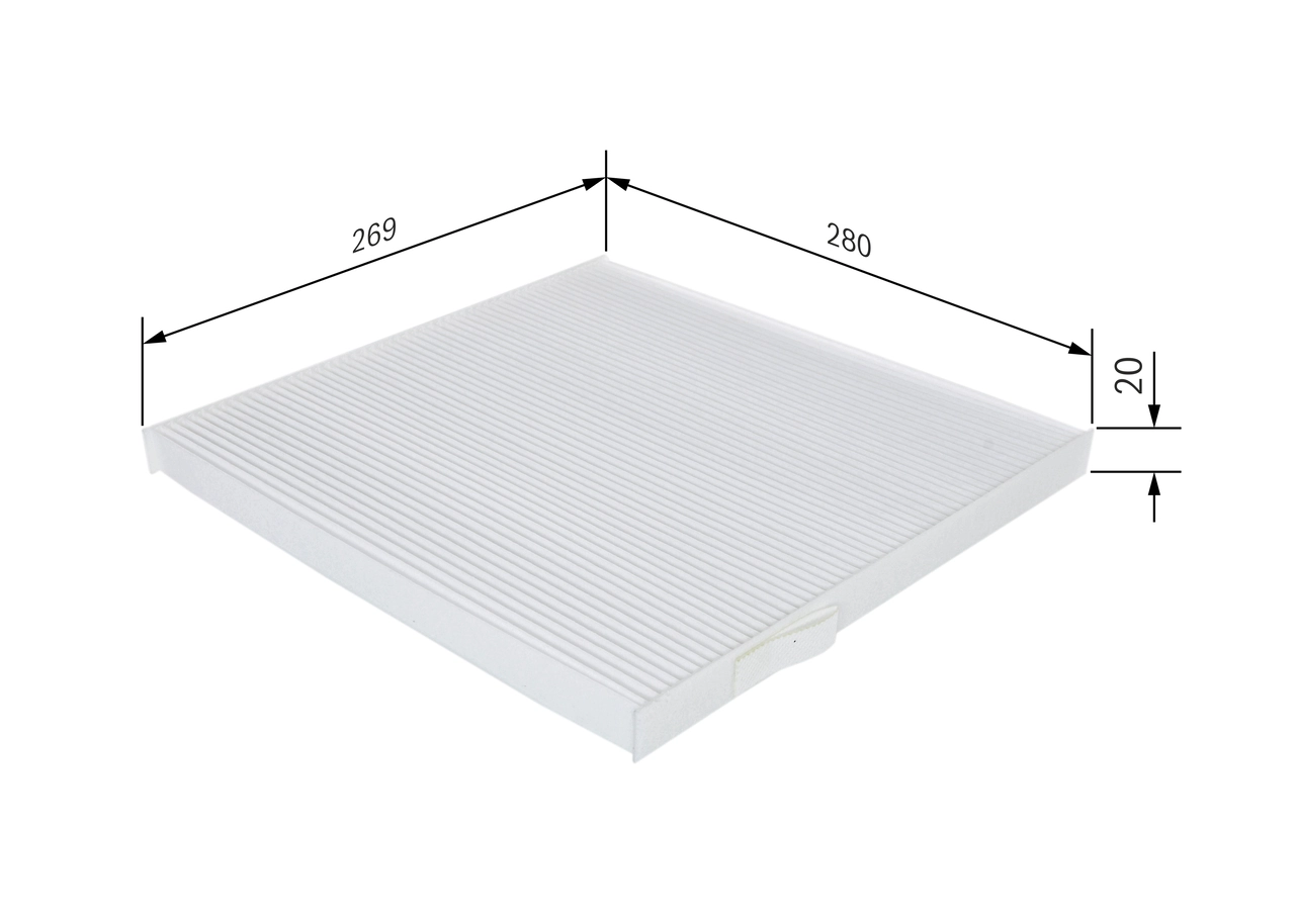 Filter, cabin air 1 987 432 237