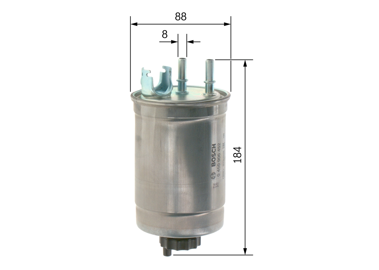 Fuel Filter 0 450 906 452