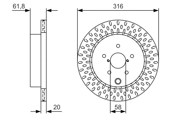 Brake Disc 0 986 479 V05