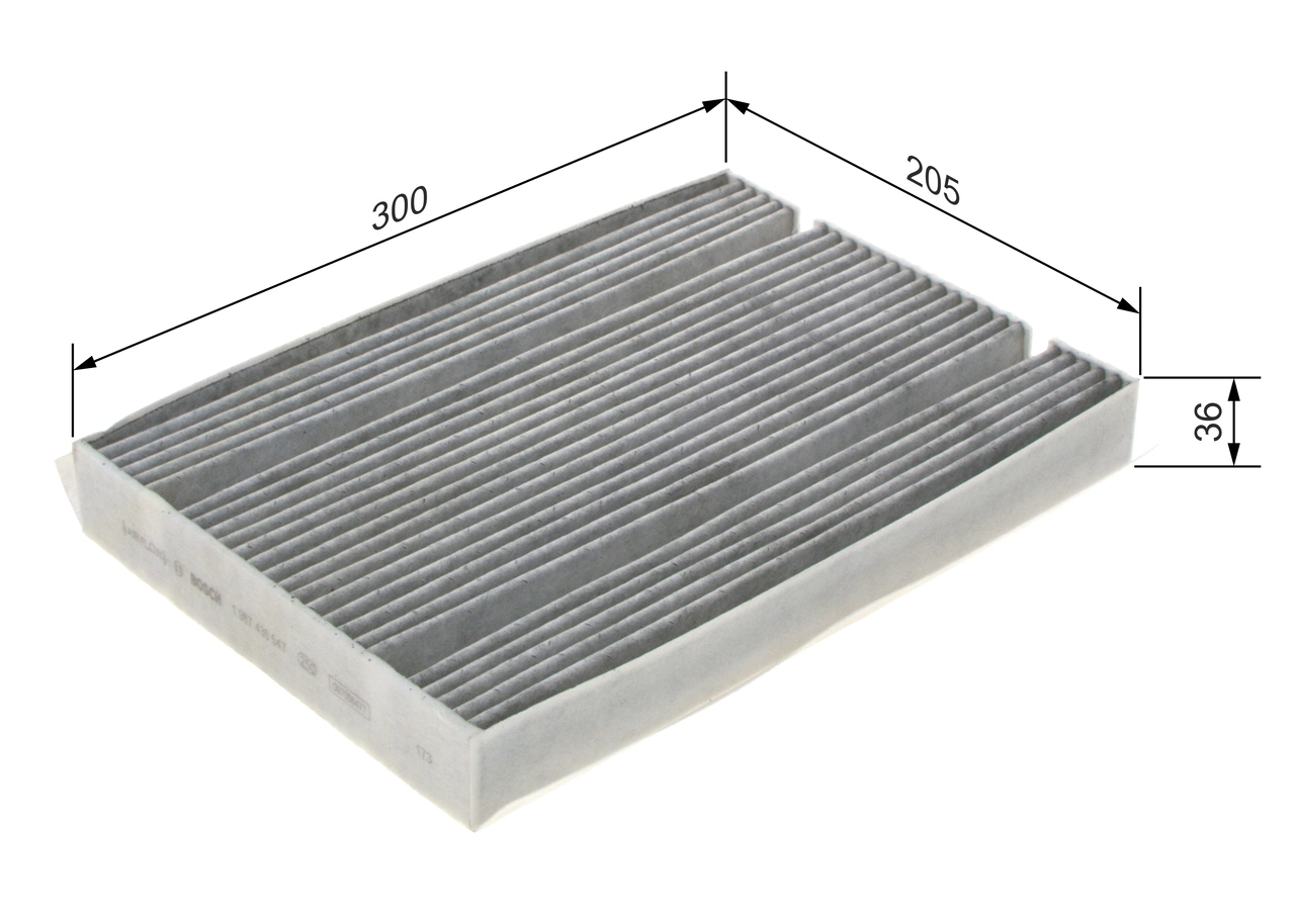 BOSCH 1 987 435 547 Filter, cabin air