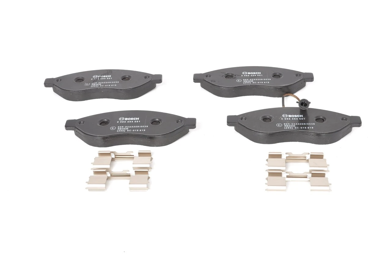 Brake Pad Set, disc brake 0 986 494 581