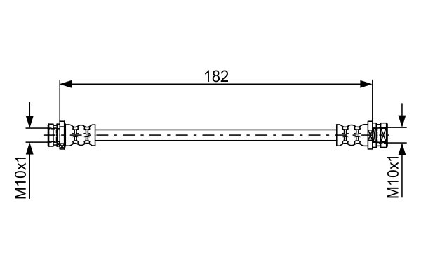 BOSCH 1 987 481 752 Brake Hose