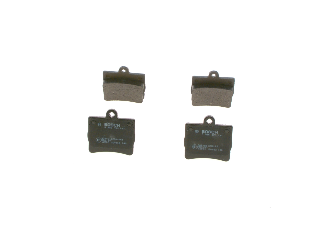 Brake Pad Set, disc brake 0 986 494 017