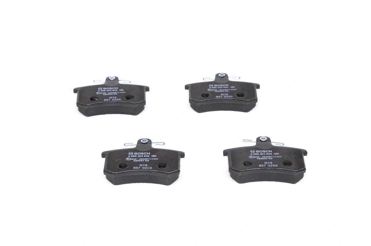 Brake Pad Set, disc brake 0 986 494 846