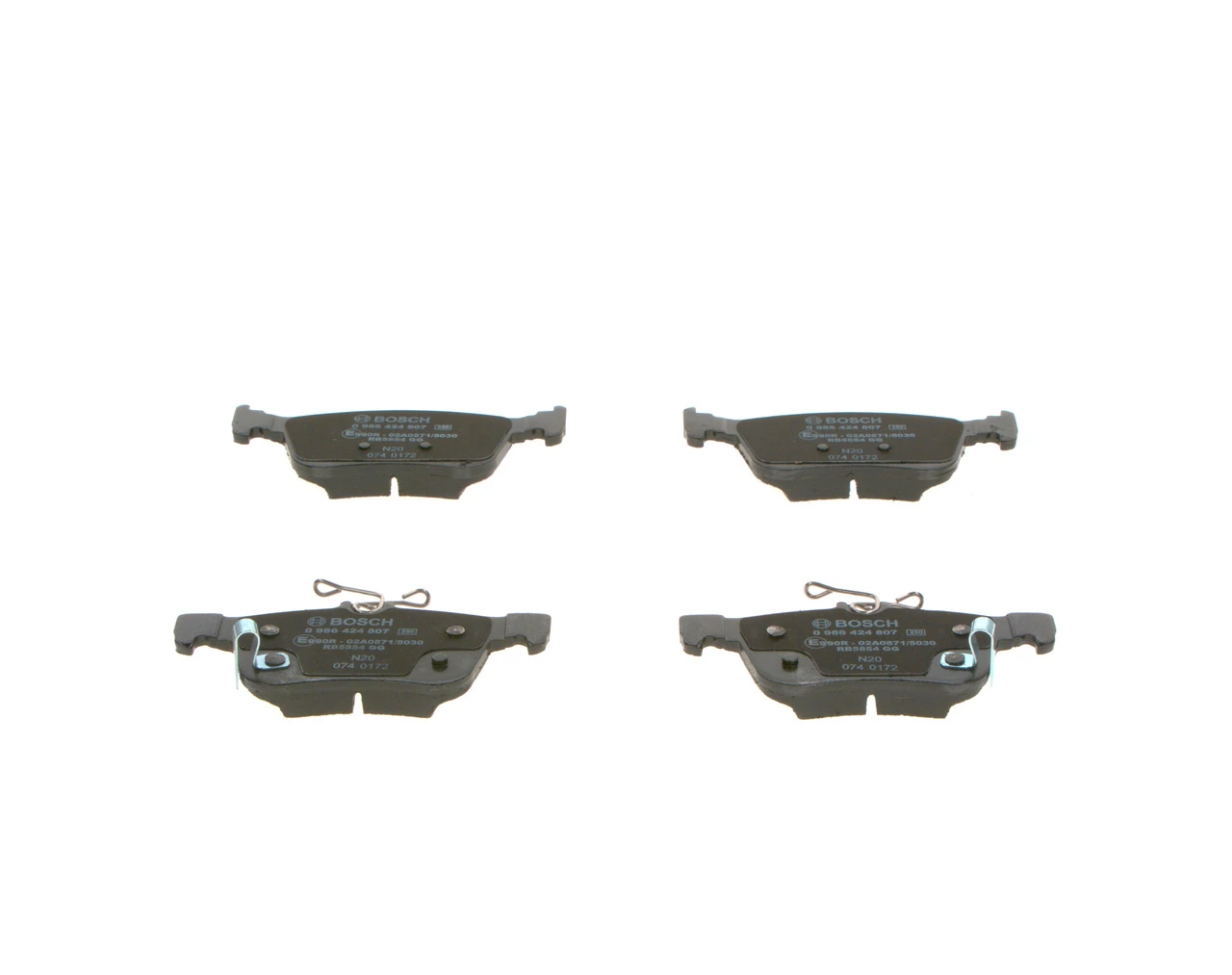 Brake Pad Set, disc brake 0 986 424 807