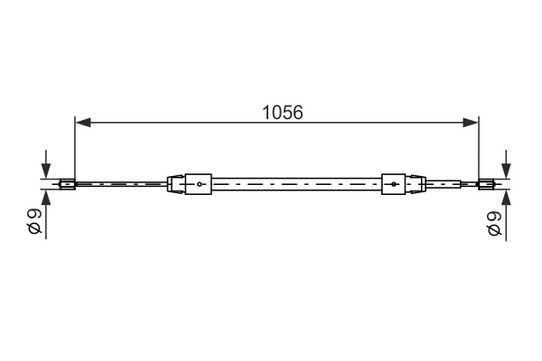 Tarikan kabel, rem parkir 1 987 477 692