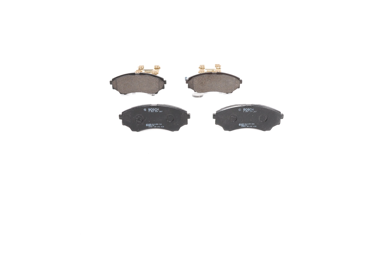 Brake Pad Set, disc brake 0 986 494 587