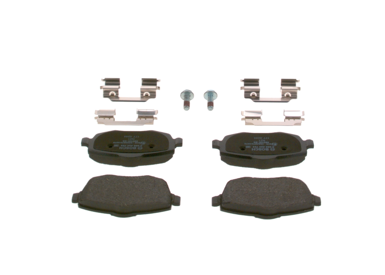 مجموعة بطانة الفرامل، فرامل قرصية 0 986 424 793