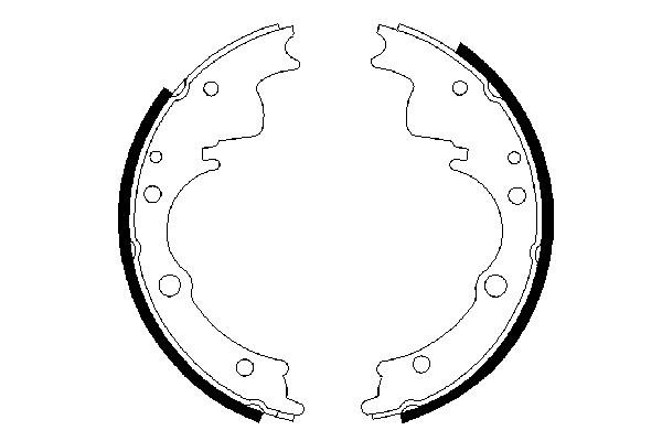 Brake Shoe Set 0 986 487 287