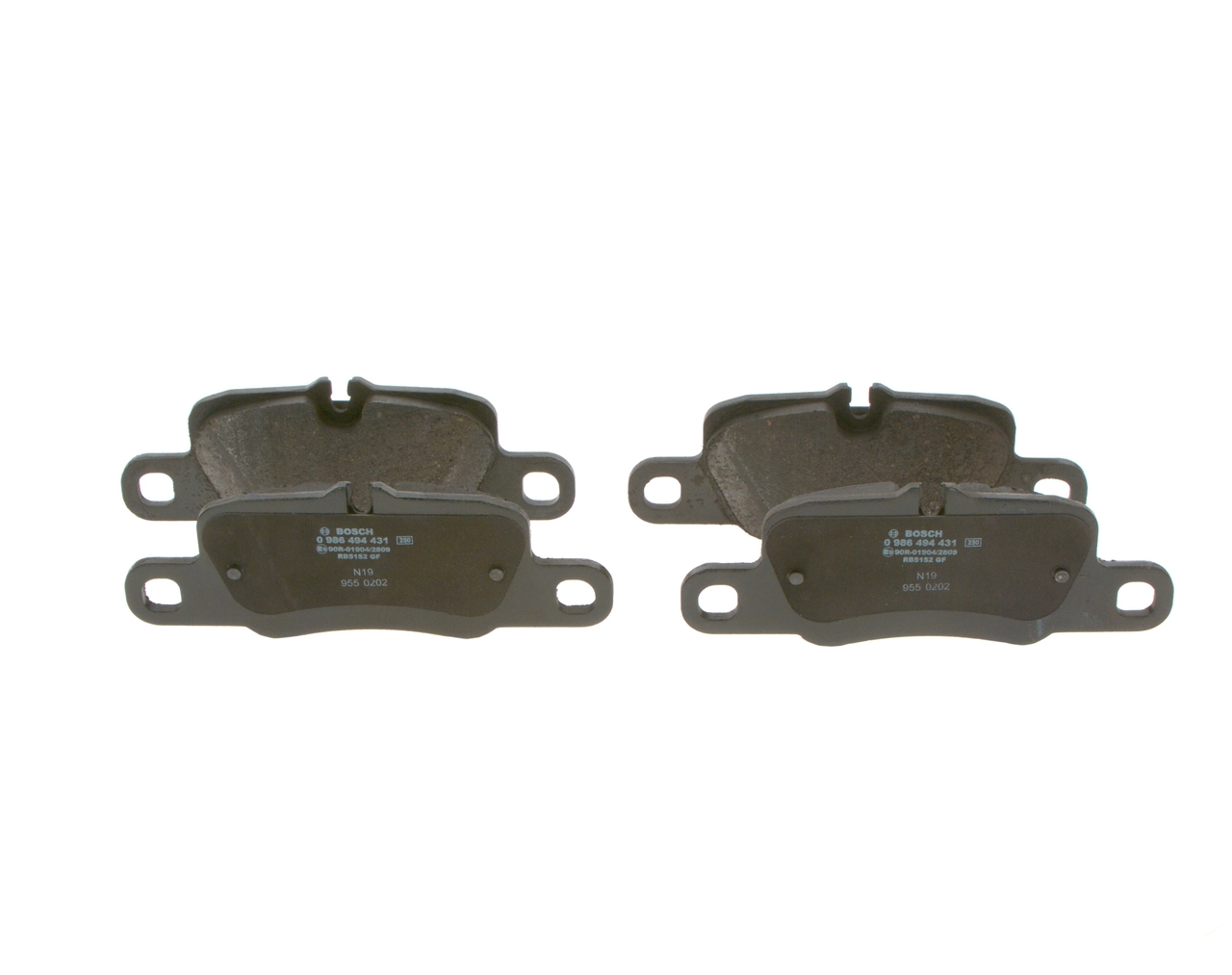 Brake Pad Set, disc brake 0 986 494 431