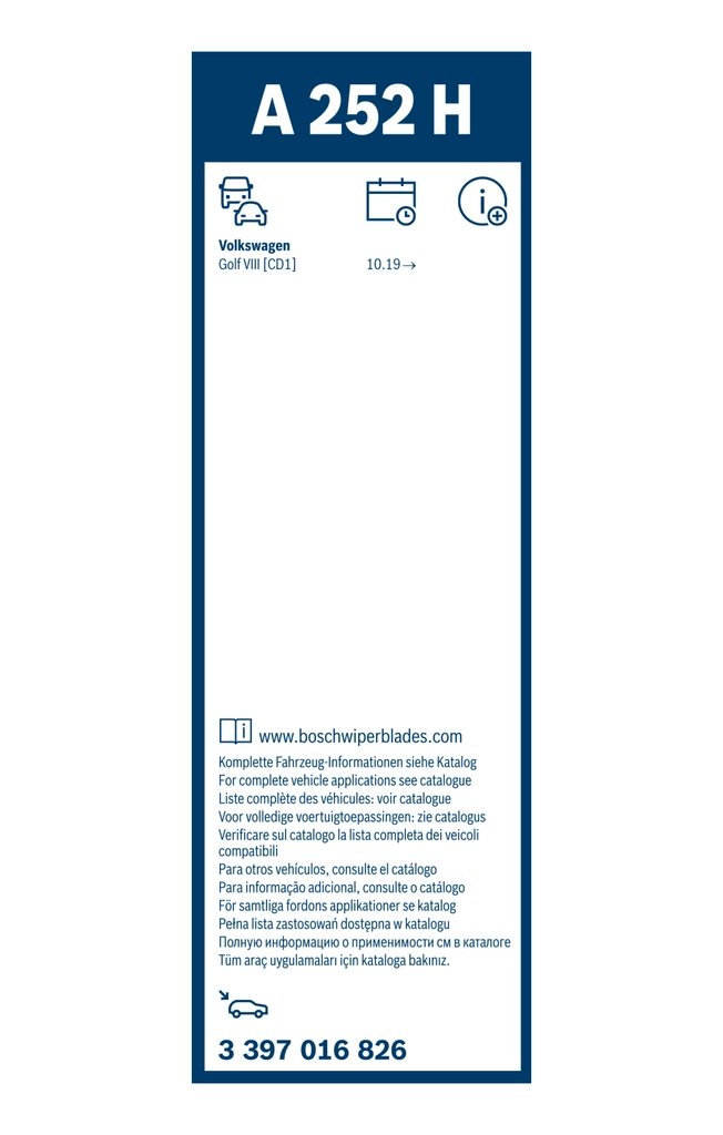 Wiper Blade Rear Aerotwin 3 397 016 826