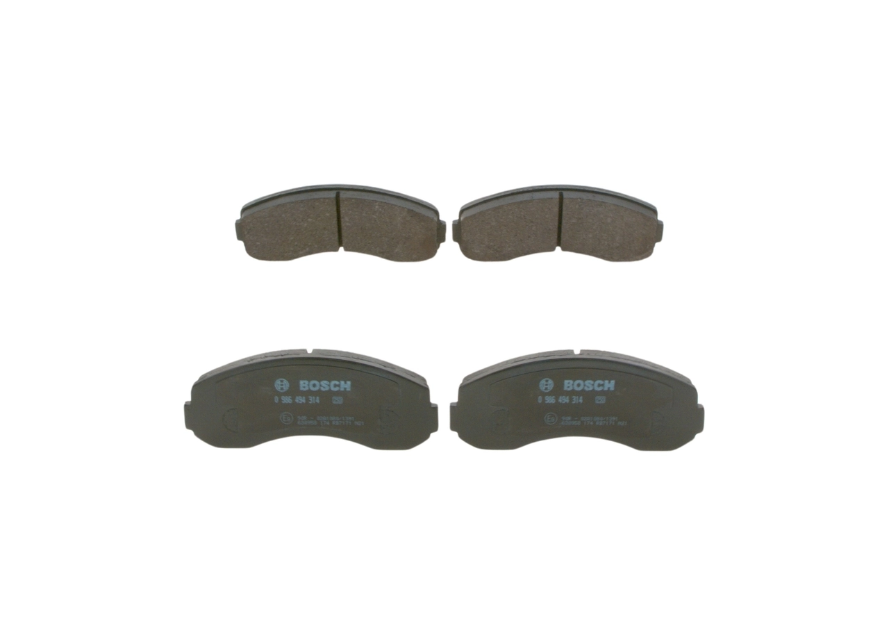 Brake Pad Set, disc brake 0 986 494 314