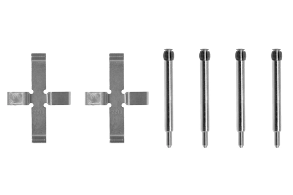 Accessory Kit, disc brake pad 1 987 474 093