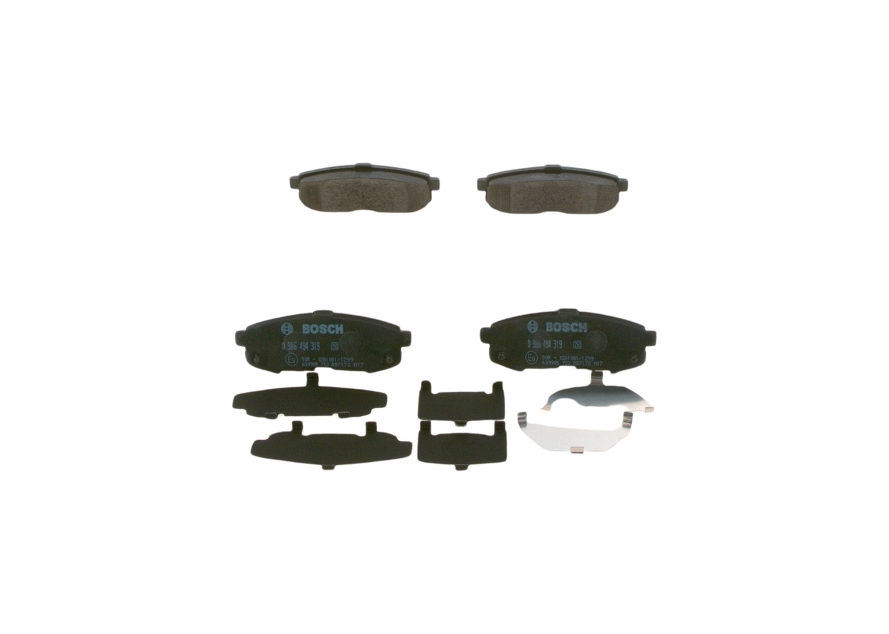 BOSCH 0 986 494 319 Brake Pad Set, disc brake