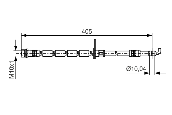 BOSCH 1 987 481 523 Brake Hose