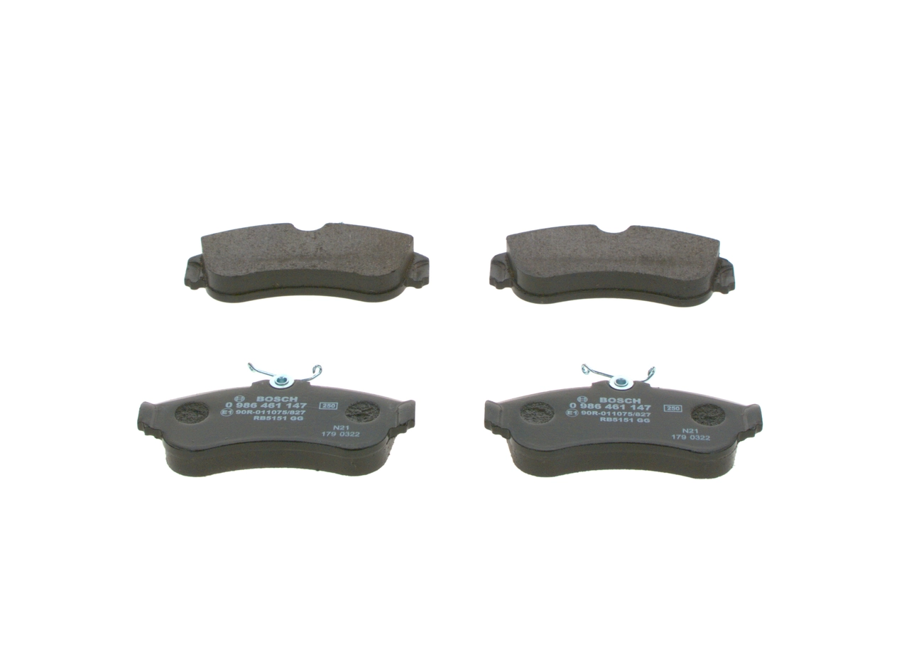 Brake Pad Set, disc brake 0 986 461 147