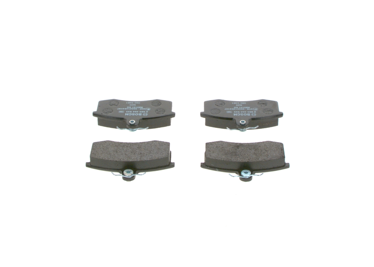 Brake Pad Set, disc brake 0 986 494 533