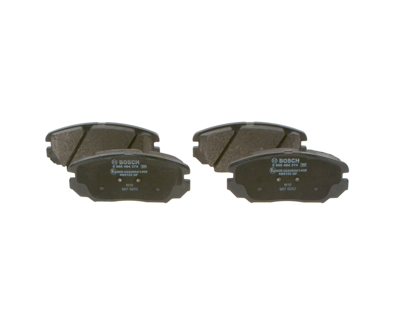Brake Pad Set, disc brake 0 986 494 374