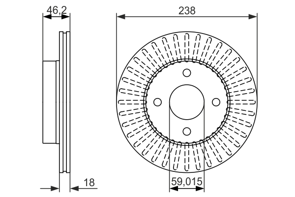 Brake Disc 0 986 479 354