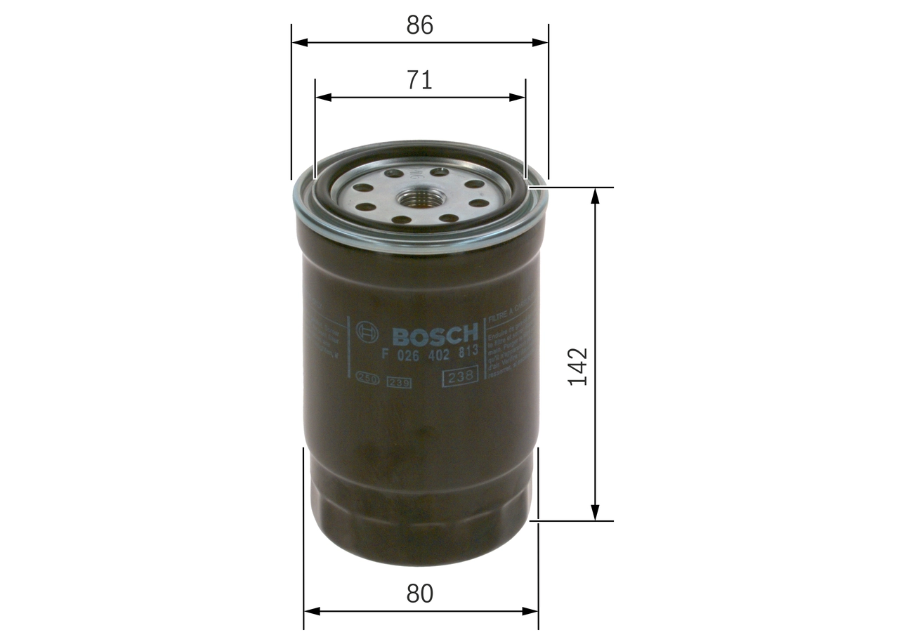 Fuel Filter F 026 402 813