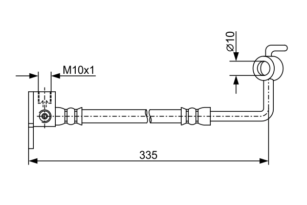 Brake Hose 1 987 481 970