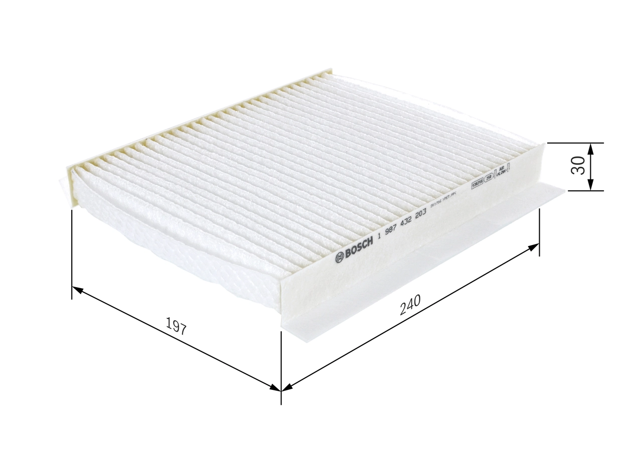 Filter, cabin air 1 987 432 203