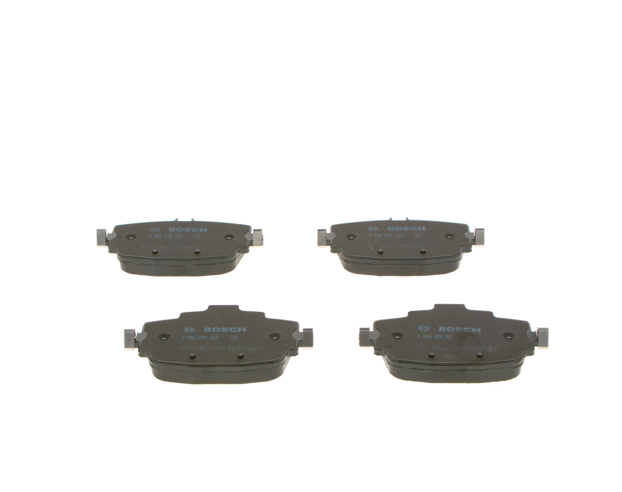 BOSCH 0 986 424 389 Brake Pad Set, disc brake