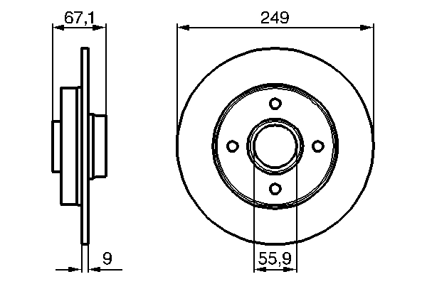 Brake Disc 0 986 479 219