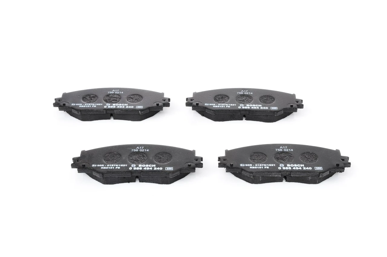 Brake Pad Set, disc brake 0 986 494 240