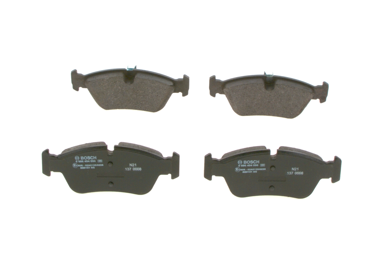 Brake Pad Set, disc brake 0 986 494 096