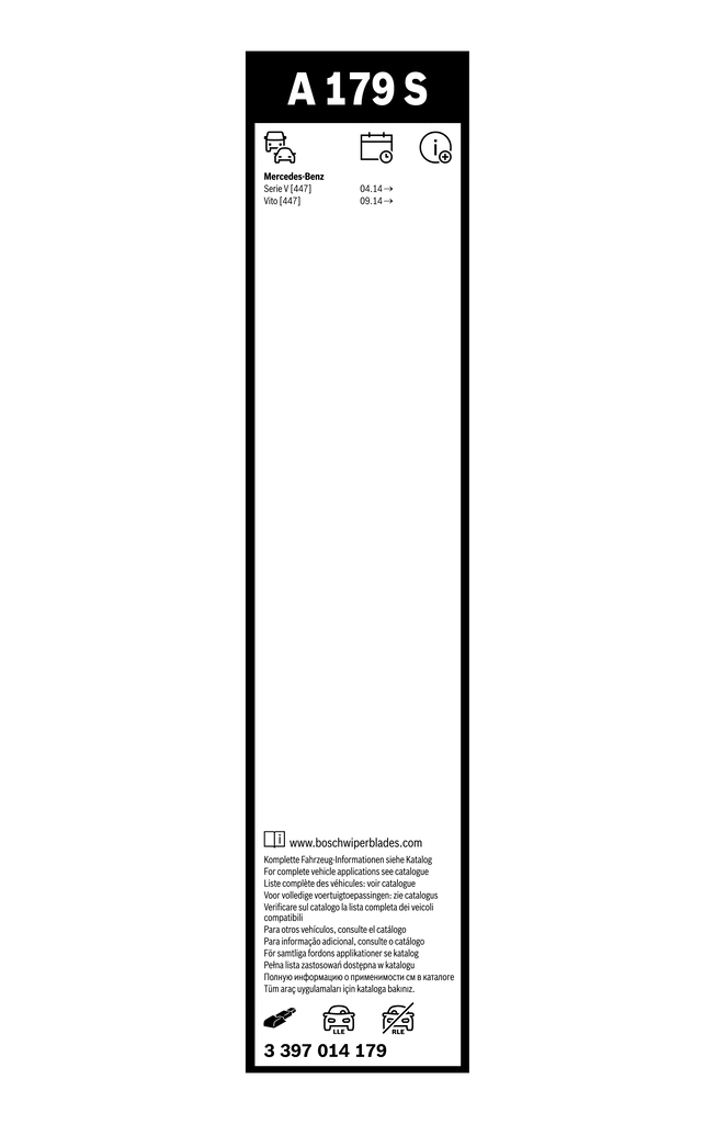 BOSCH 3 397 014 179 Wiper Blade