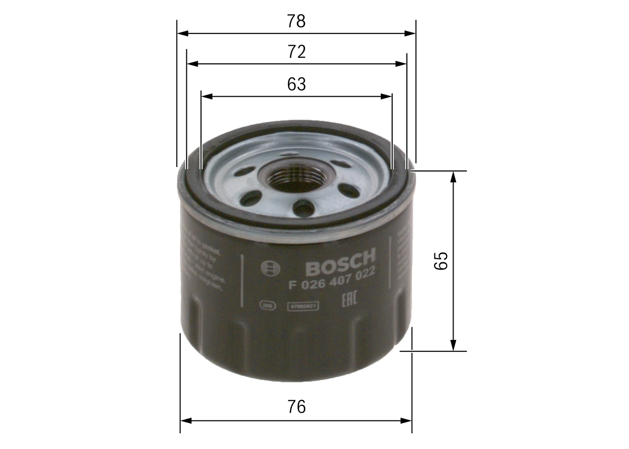 Oil Filter F 026 407 022
