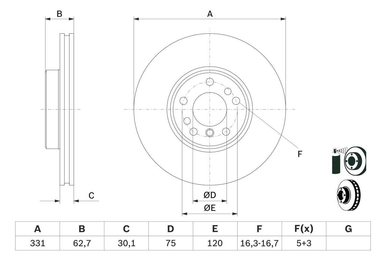 Brake Disc 0 986 478 974