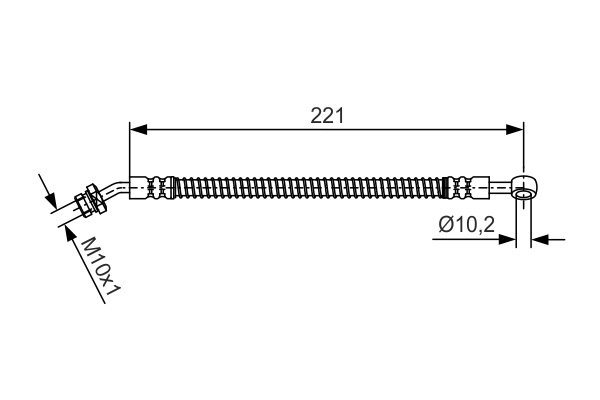BOSCH 1 987 481 991 Brake Hose