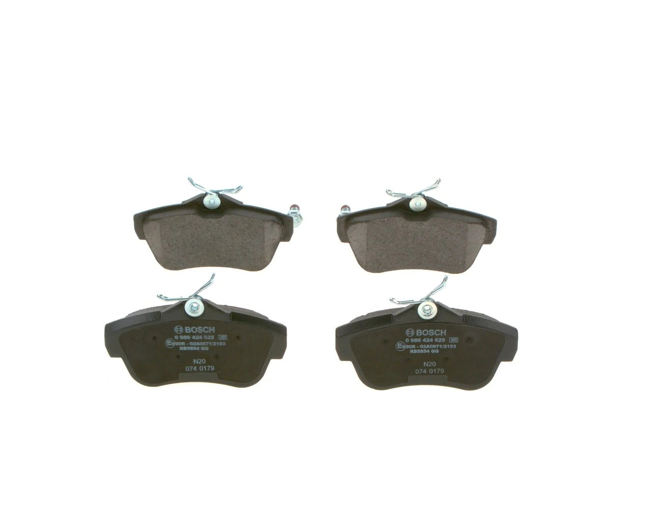 Brake Pad Set, disc brake 0 986 424 625