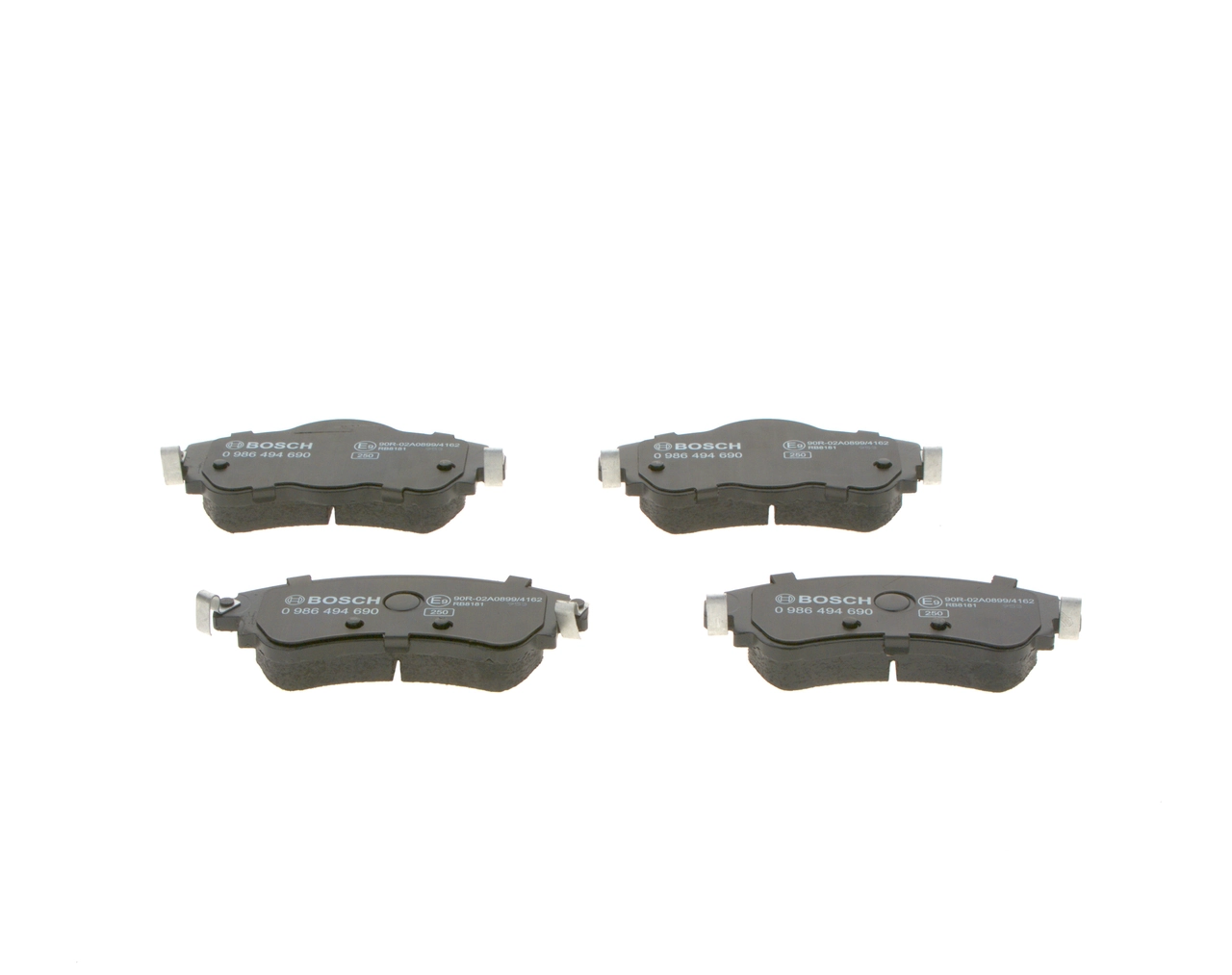Brake Pad Set, disc brake 0 986 494 690