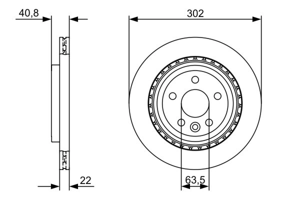 Brake Disc 0 986 479 398