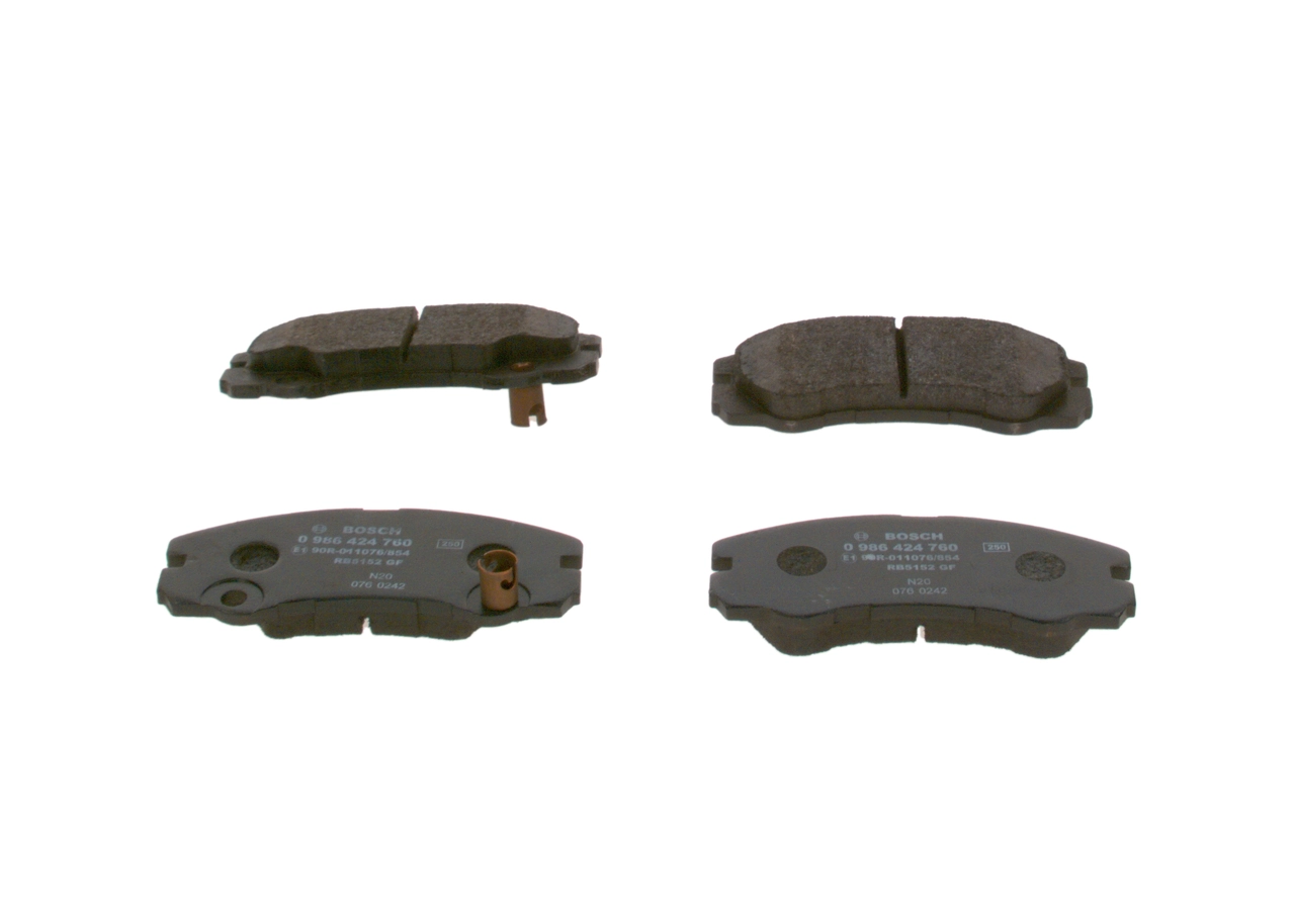 Brake Pad Set, disc brake 0 986 424 760