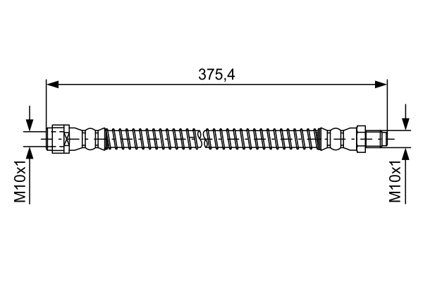 BOSCH 1 987 481 575 Brake Hose