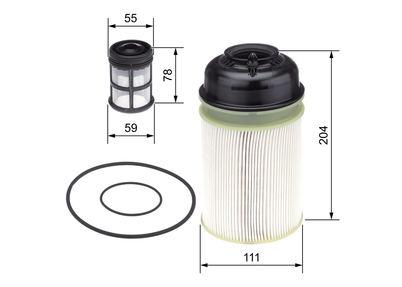 Set filter bahan bakar F 026 402 231