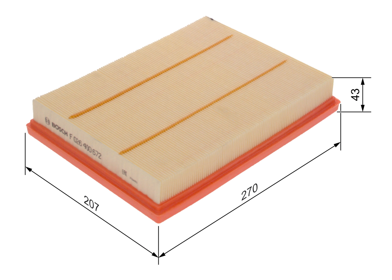 Air Filter F 026 400 672