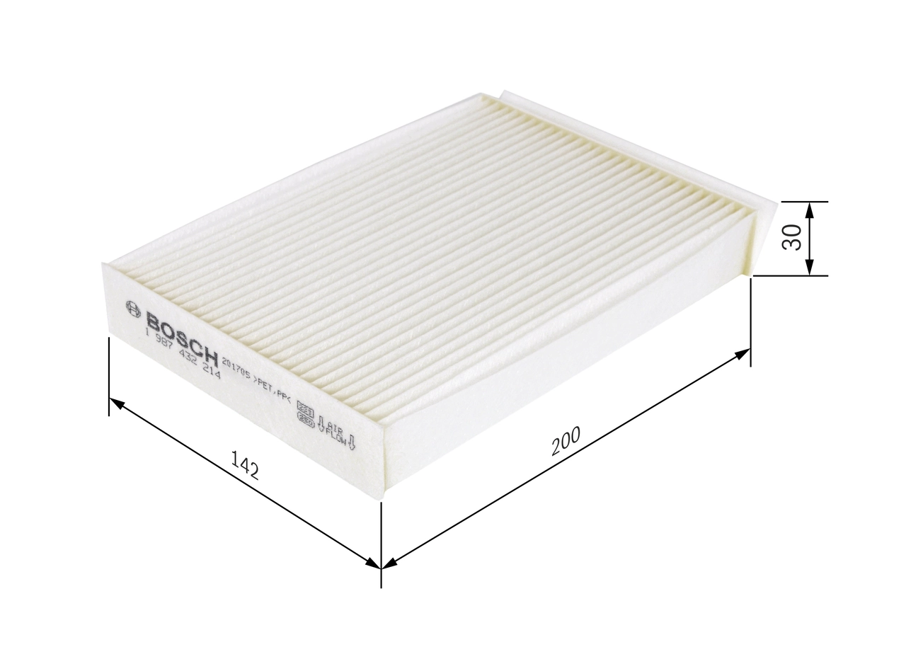 Filter, cabin air 1 987 432 214