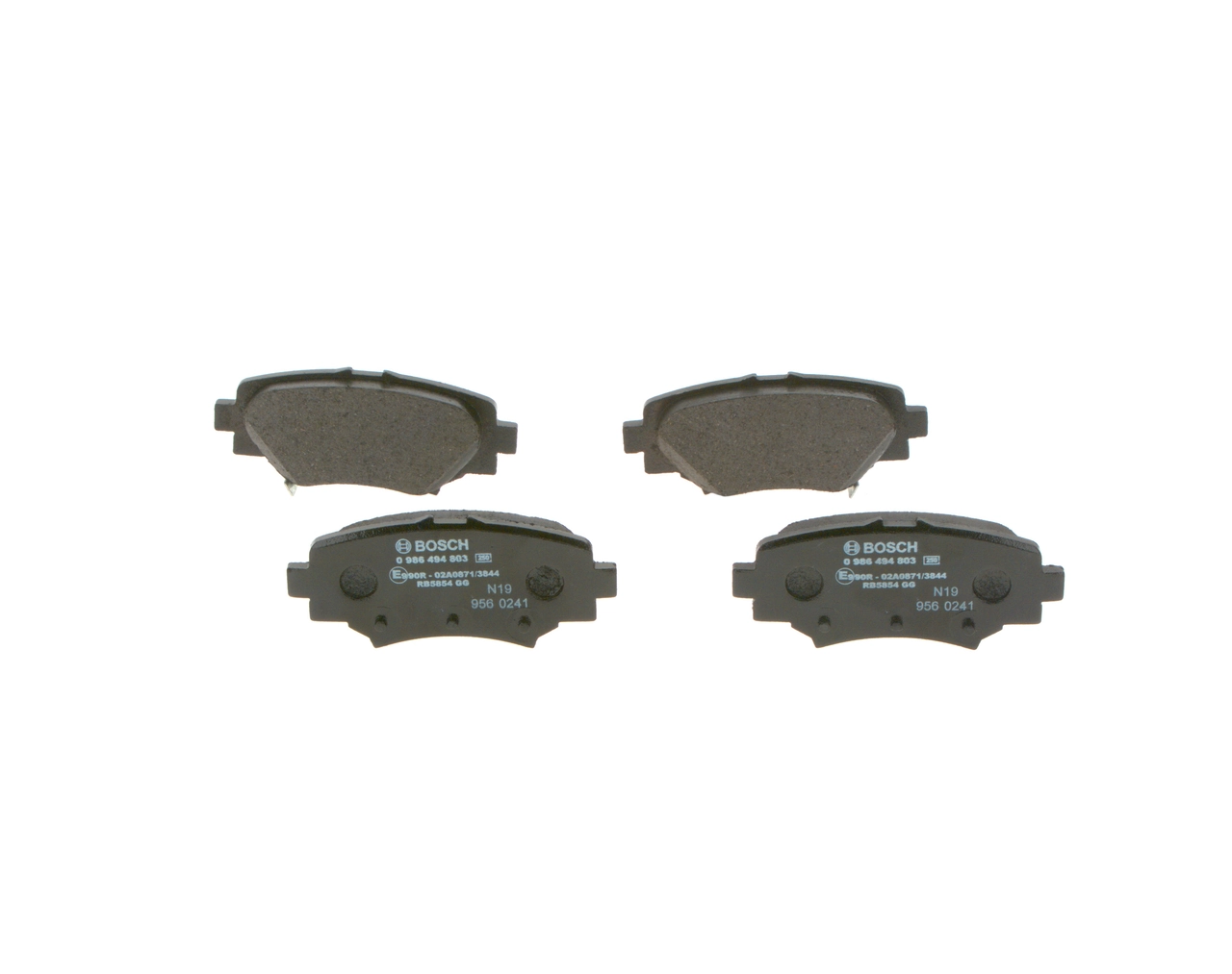 Brake Pad Set, disc brake 0 986 494 803