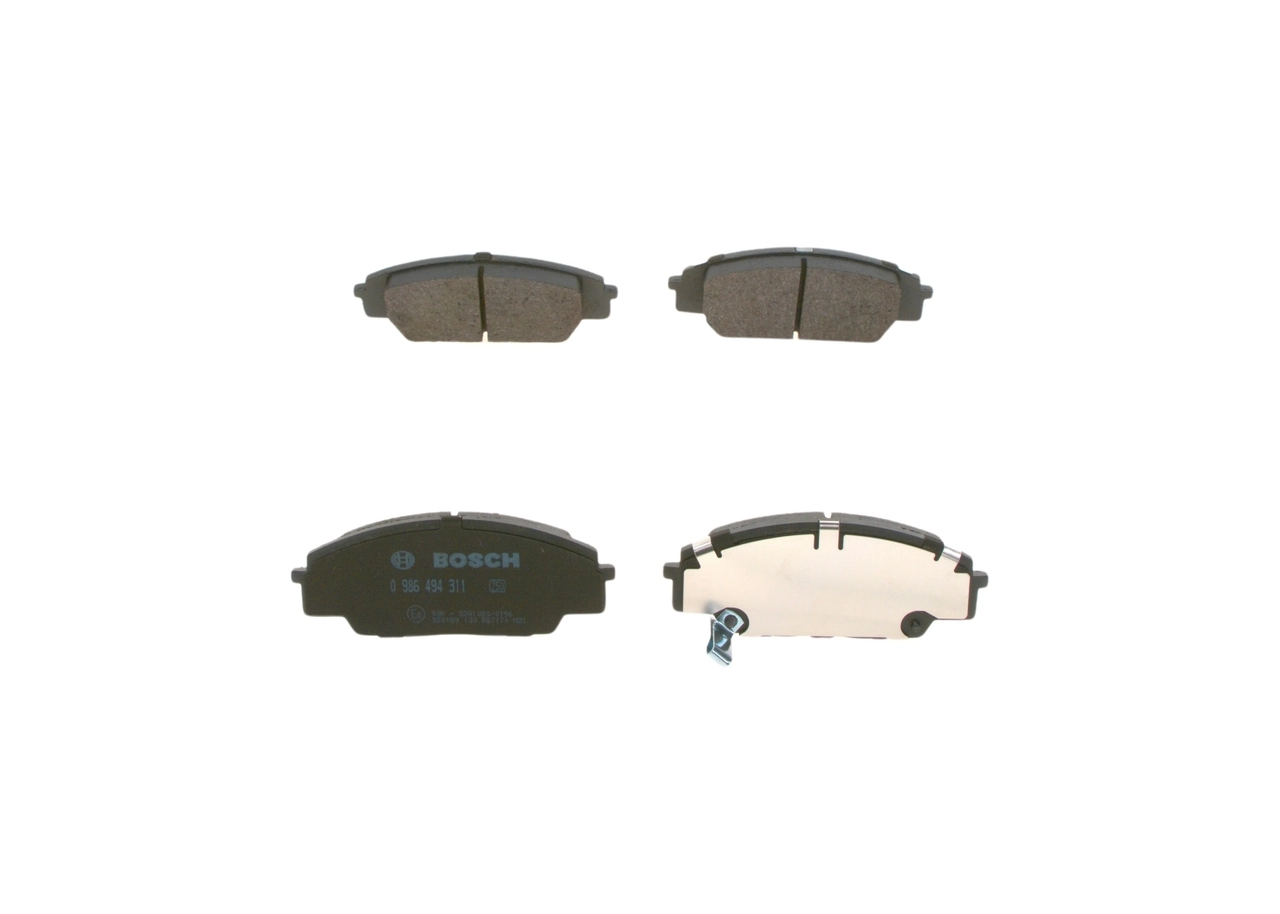 Brake Pad Set, disc brake 0 986 494 311