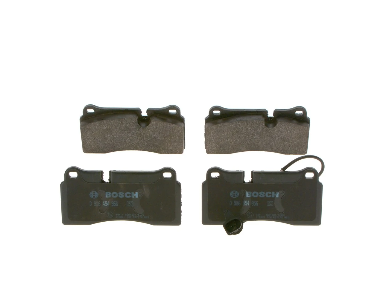Brake Pad Set, disc brake 0 986 494 956