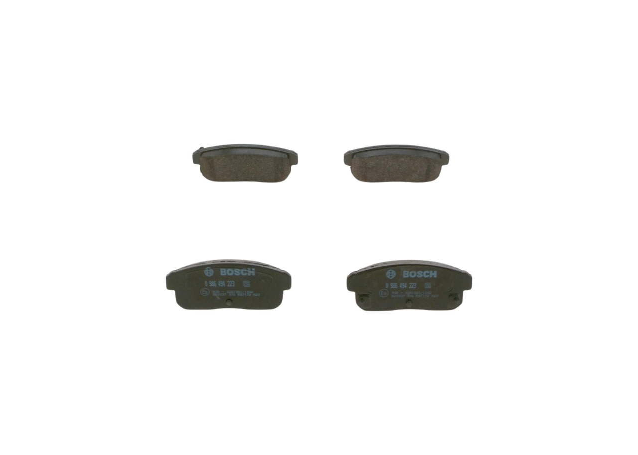 Brake Pad Set, disc brake 0 986 494 223